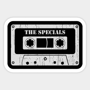 The Specials - Vintage Cassette White Sticker